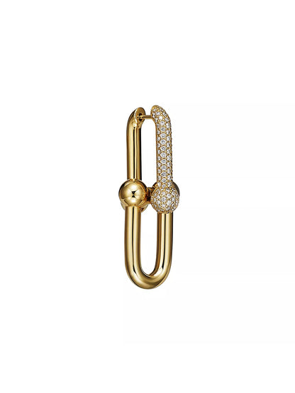 LINK UP 18K GOLD EARRINGS