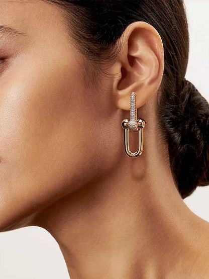 LINK UP 18K GOLD EARRINGS