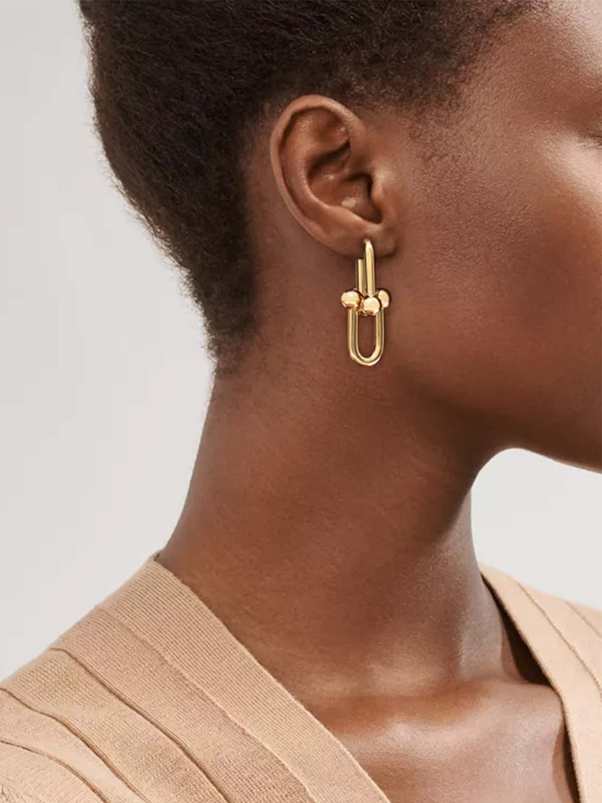 LINK UP 18K GOLD EARRINGS