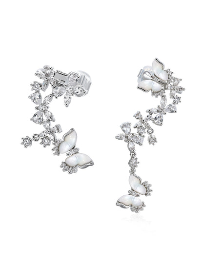 BUTTERFLY PEARL EARRINGS
