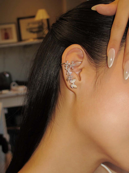 BUTTERFLY PEARL EARRINGS