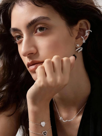 METEOR NEBULA RIBBON EARRINGS