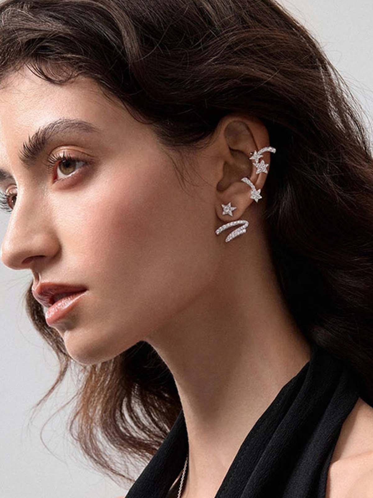 METEOR NEBULA RIBBON EARRINGS