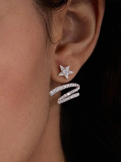 METEOR NEBULA RIBBON EARRINGS