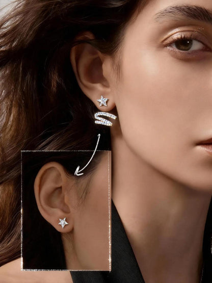 METEOR NEBULA RIBBON EARRINGS