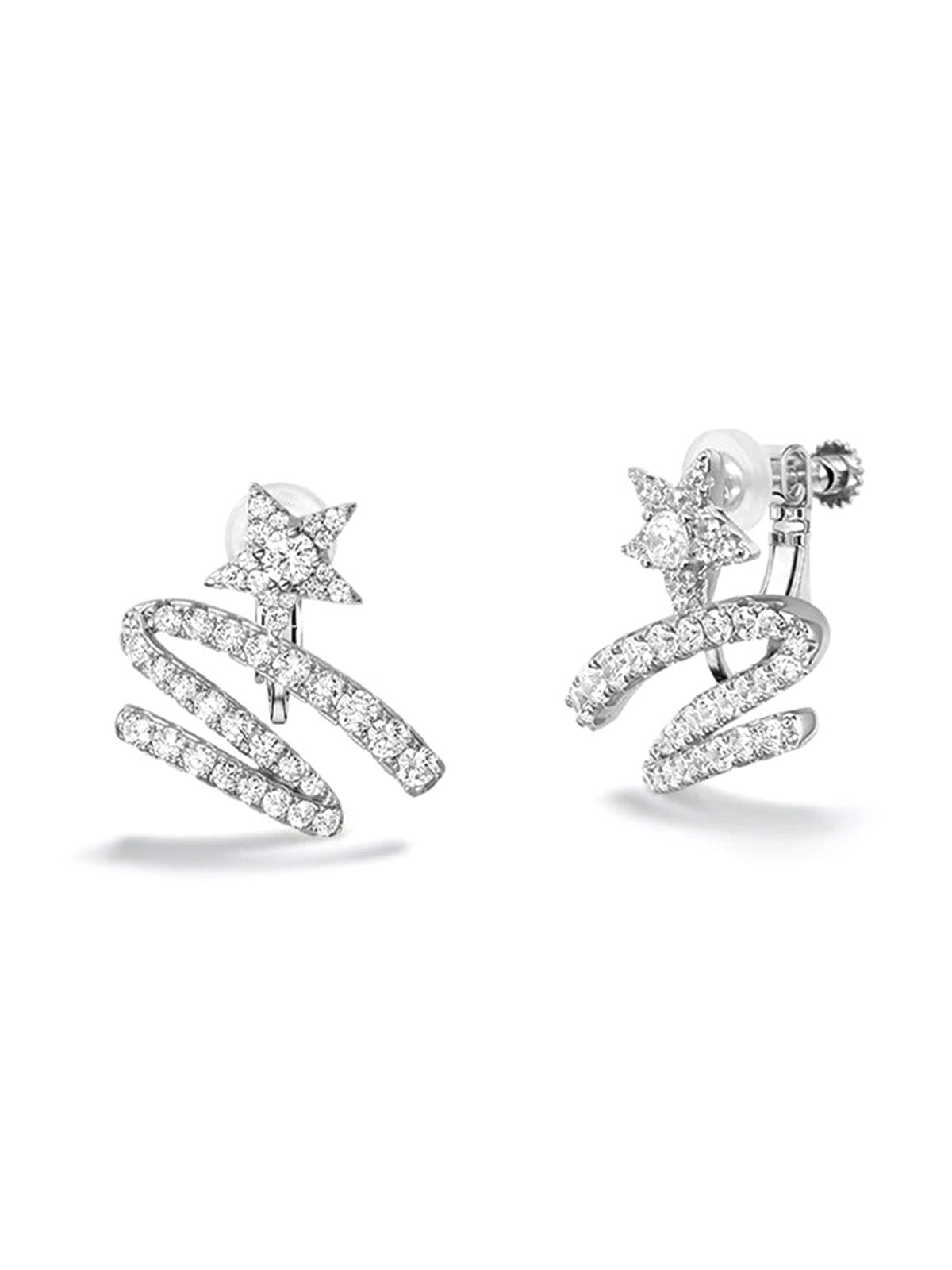 METEOR NEBULA RIBBON EARRINGS