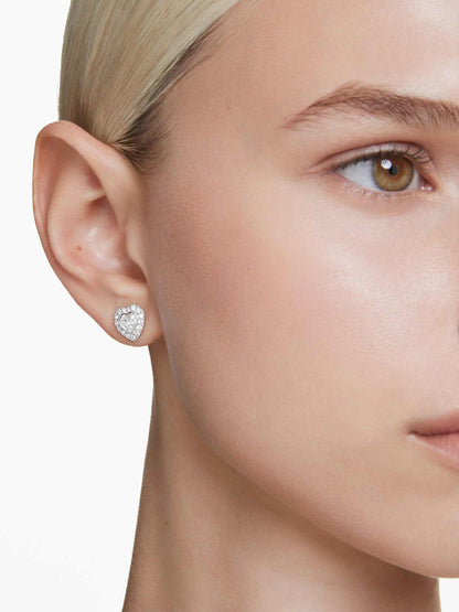 HEART SHAPED  STUD EARRINGS