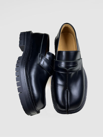 THICK HEEL TABI LOAFERS