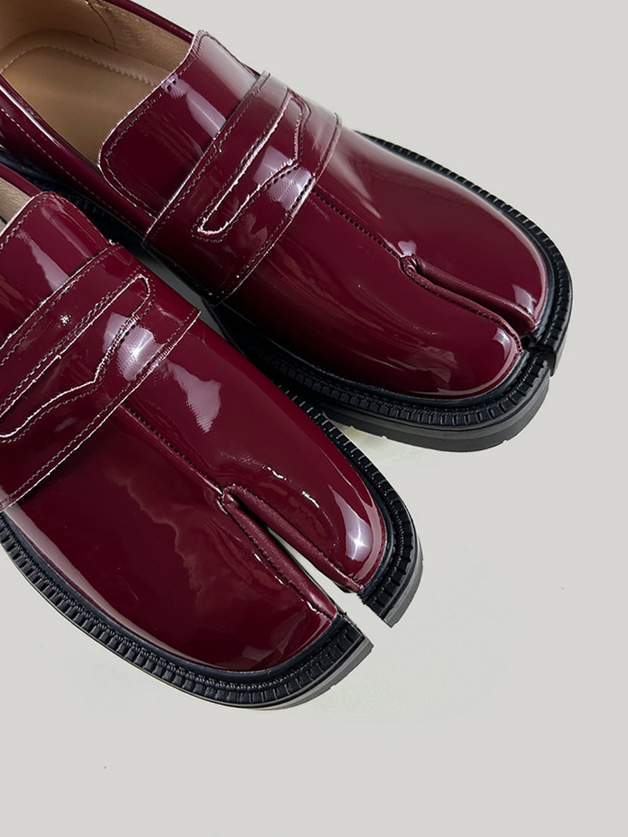 THICK HEEL TABI LOAFERS