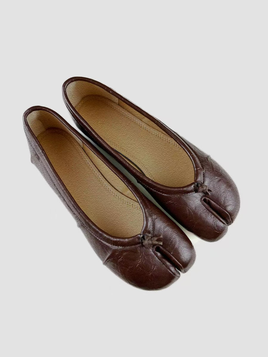 WRINKLES TABI BALLET FLATS