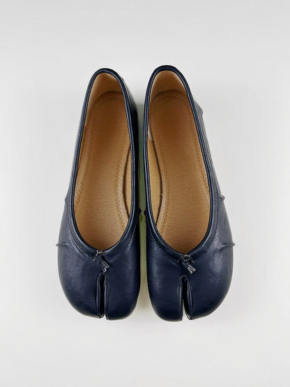 WRINKLES TABI BALLET FLATS