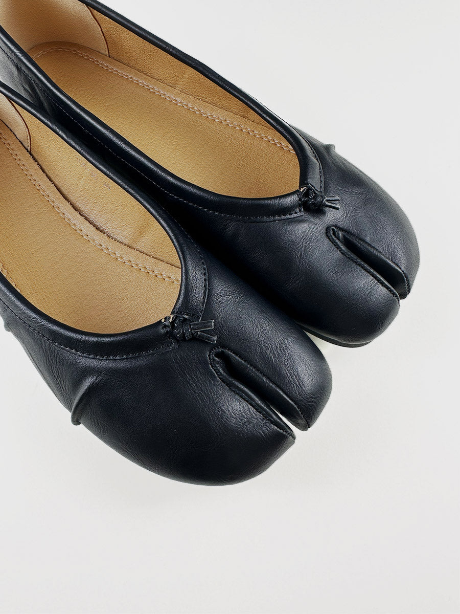 WRINKLES TABI BALLET FLATS