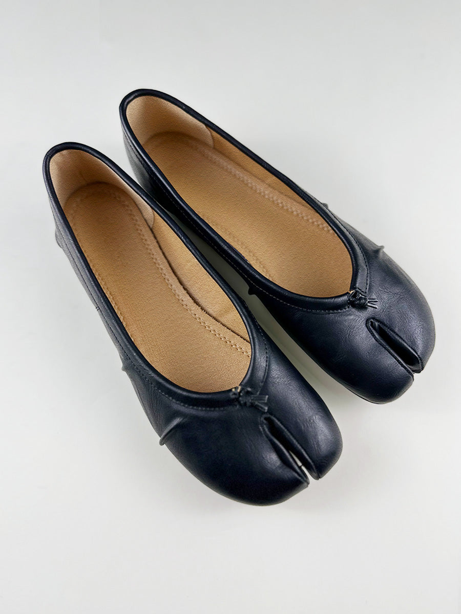 WRINKLES TABI BALLET FLATS