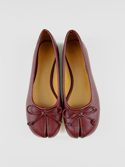 BOW TIE TABI FLATS