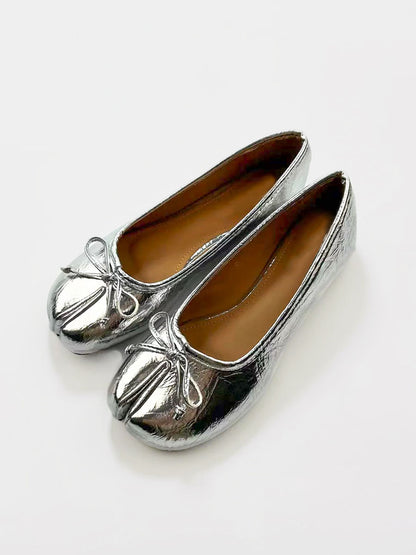 BOW TIE TABI FLATS