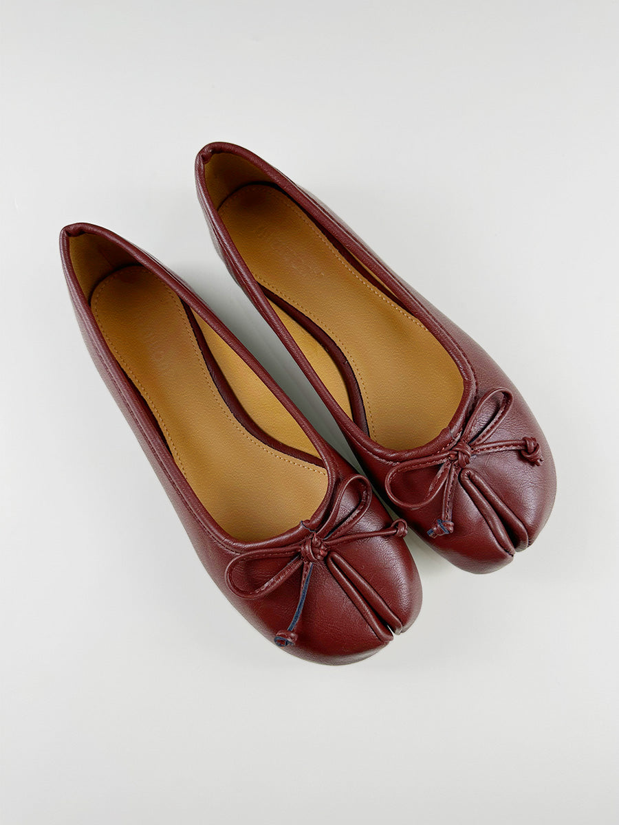 BOW TIE TABI FLATS