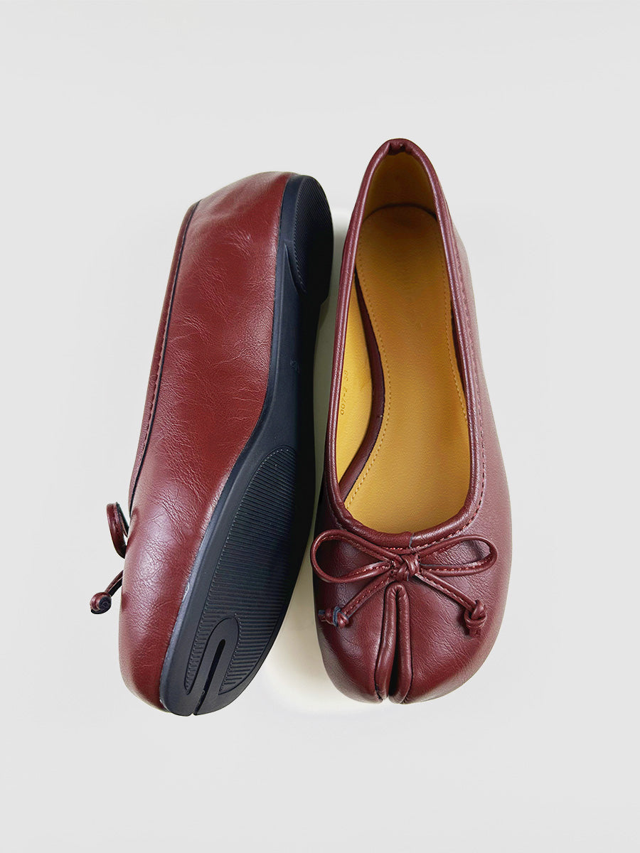 BOW TIE TABI FLATS