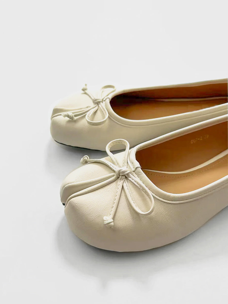 BOW TIE TABI FLATS