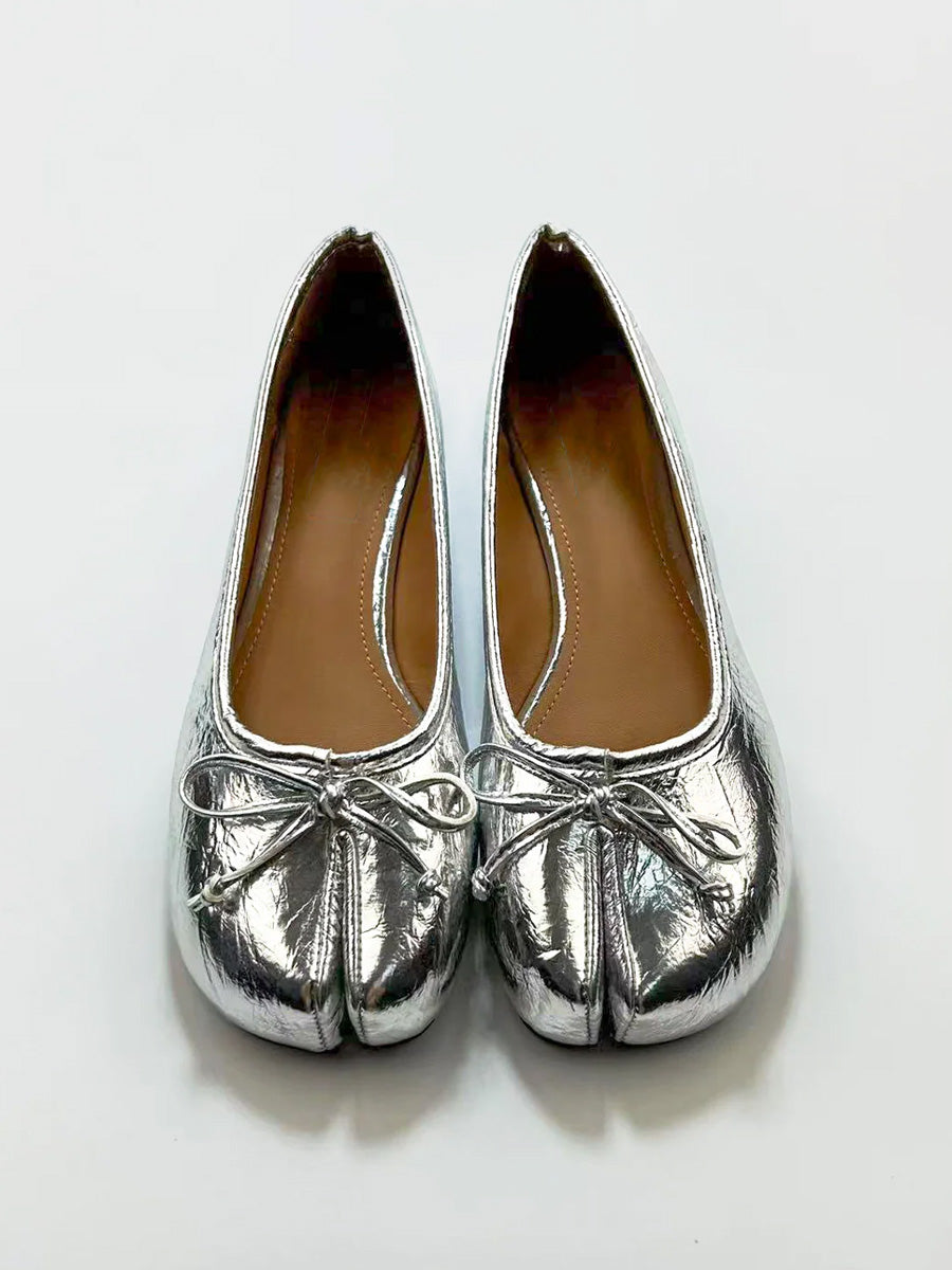 BOW TIE TABI FLATS