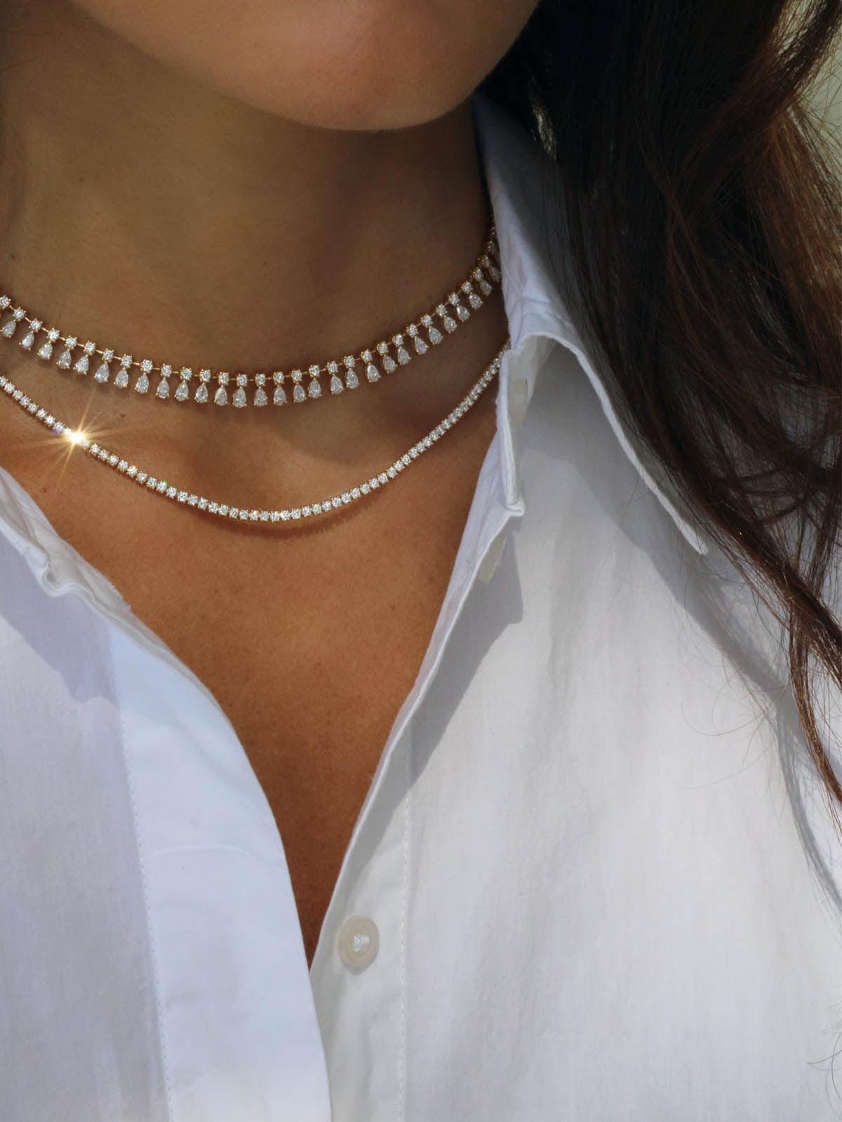 MICRO TENNIS NECKLACE