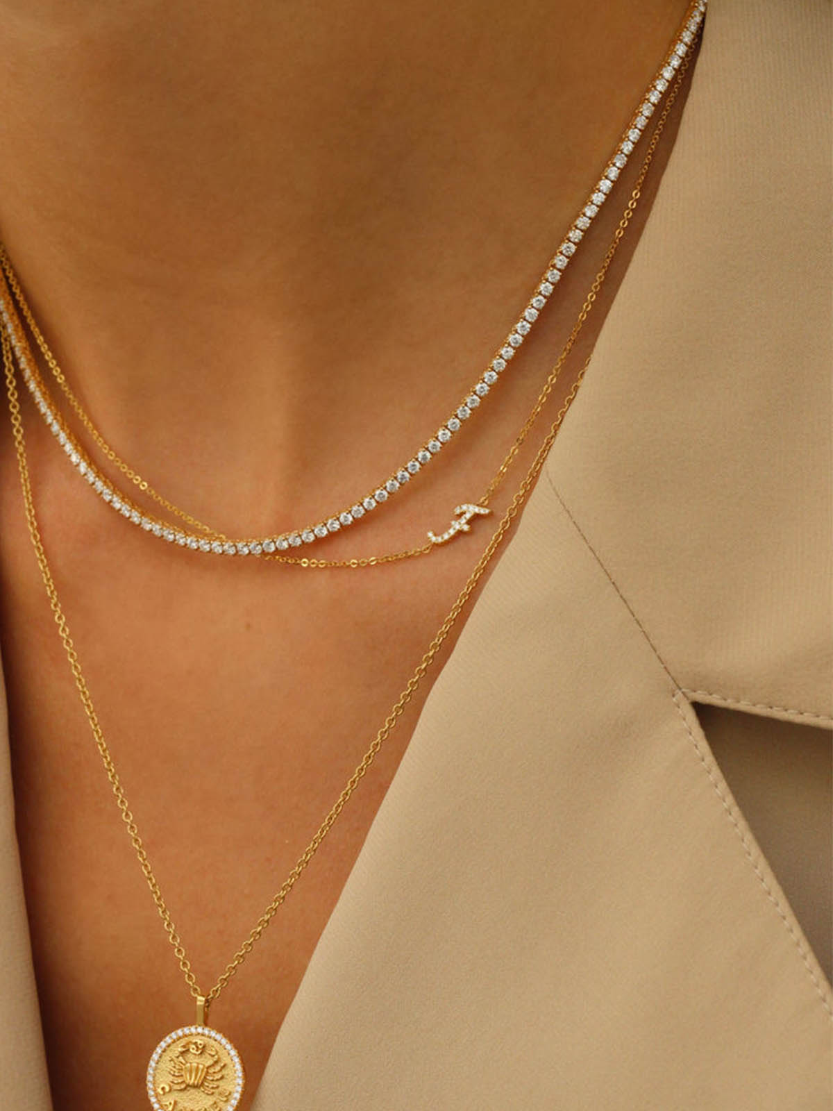 MICRO TENNIS NECKLACE