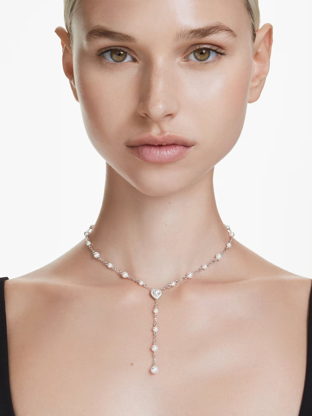 CRYSTAL PEARL NECKLACE