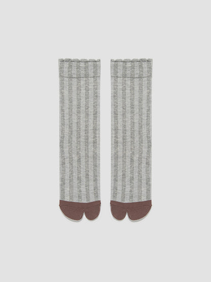 CHAUSSETTES TABI À RAYURES