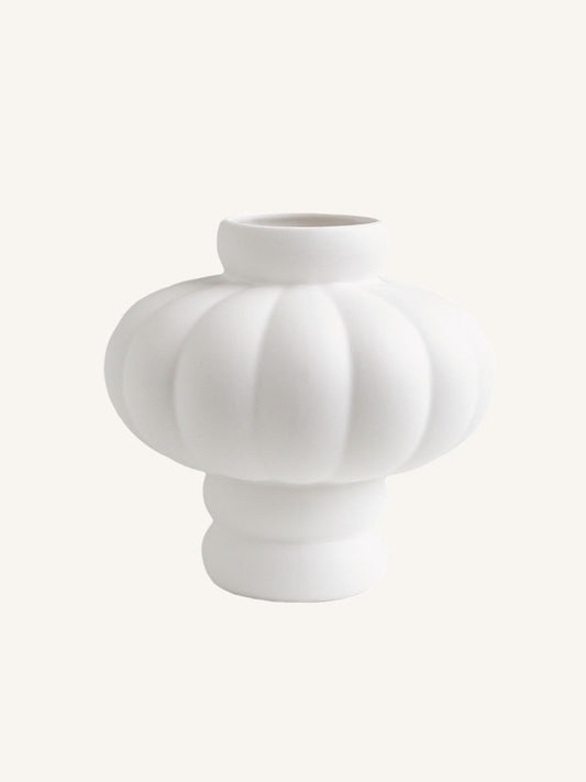MATTE CERAMIC BALLOON VASE