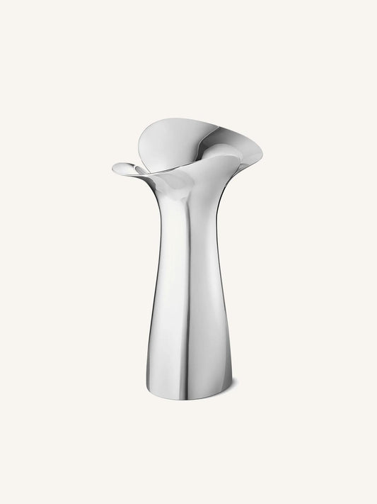 BOTANICAL BLOOM METAL VASE